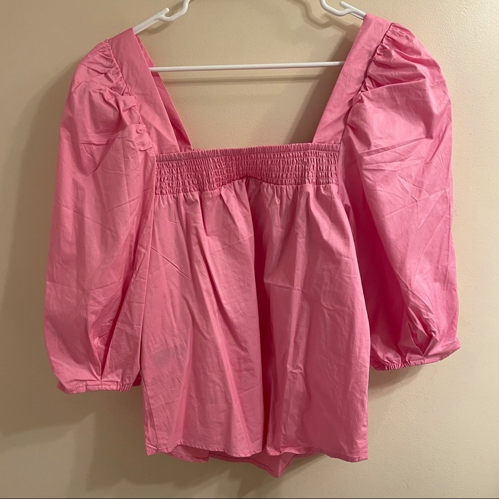 HM Pink Blouse - Picture 2 of 4